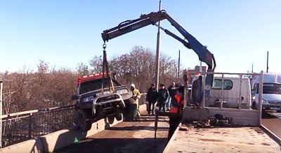 Эвакуация внедорожника в Нариманове